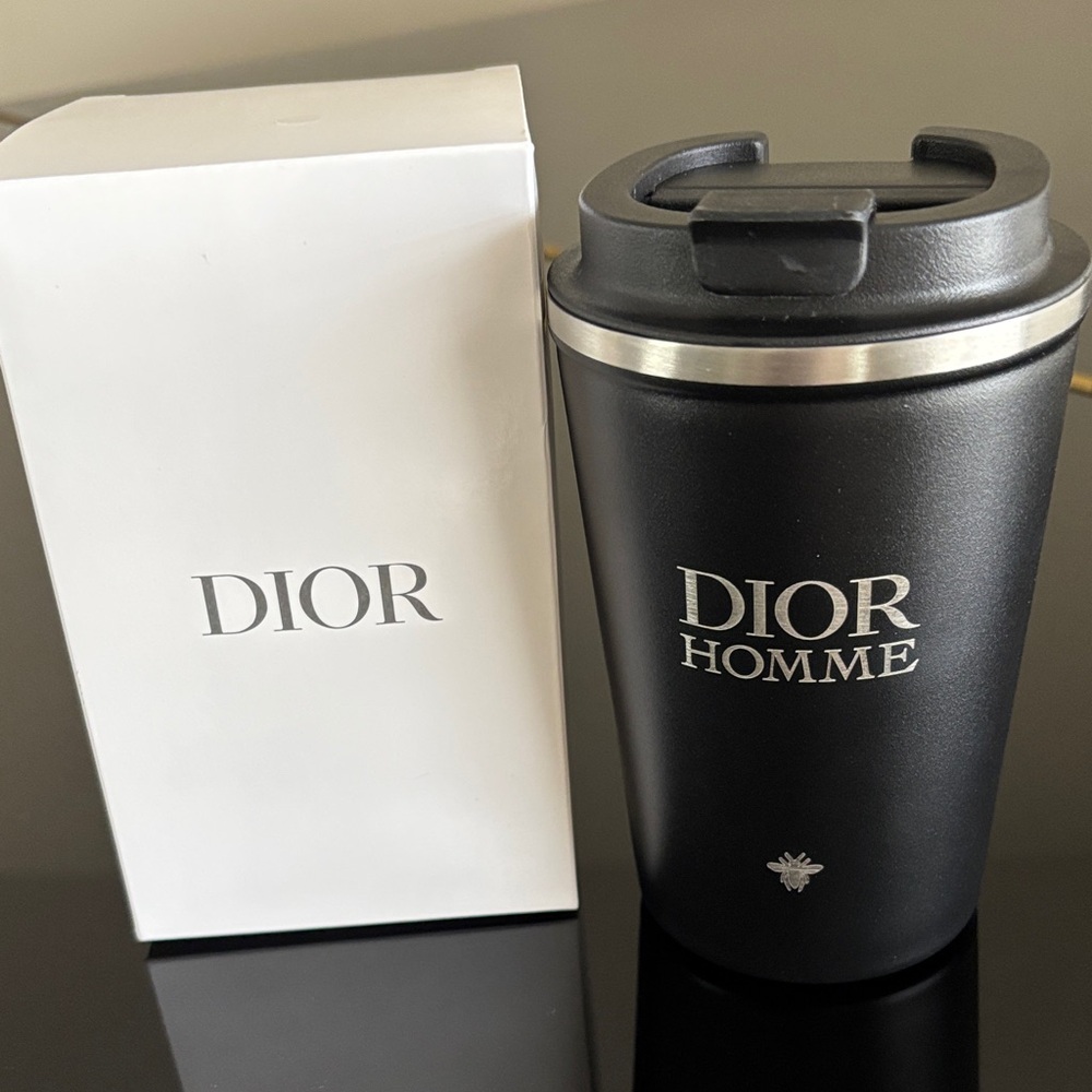 ⚜️ Dior Homme Black Insulated Mug GWP from Parfums Christian Dior ⚜️